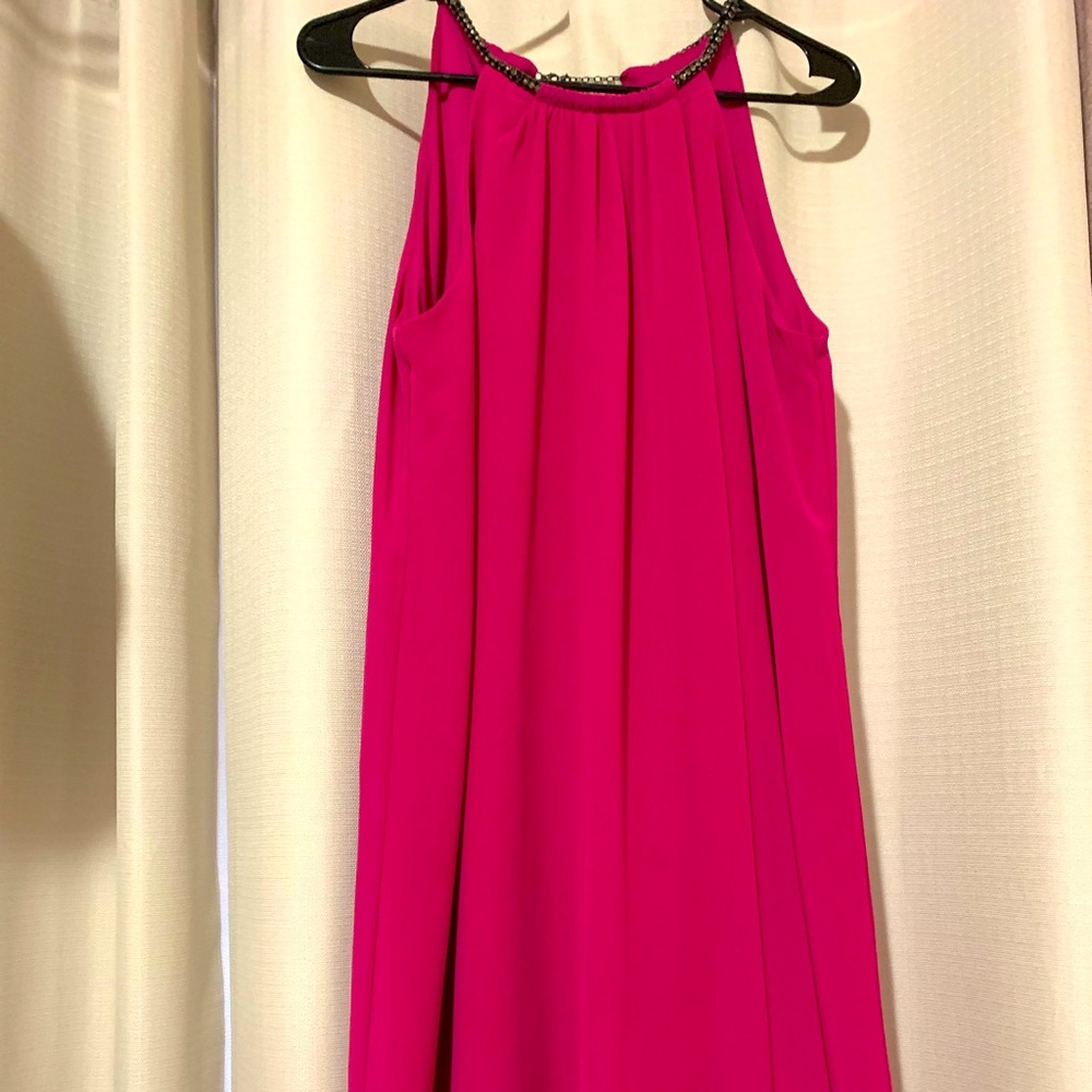 Pink chiffon dress 🌸
